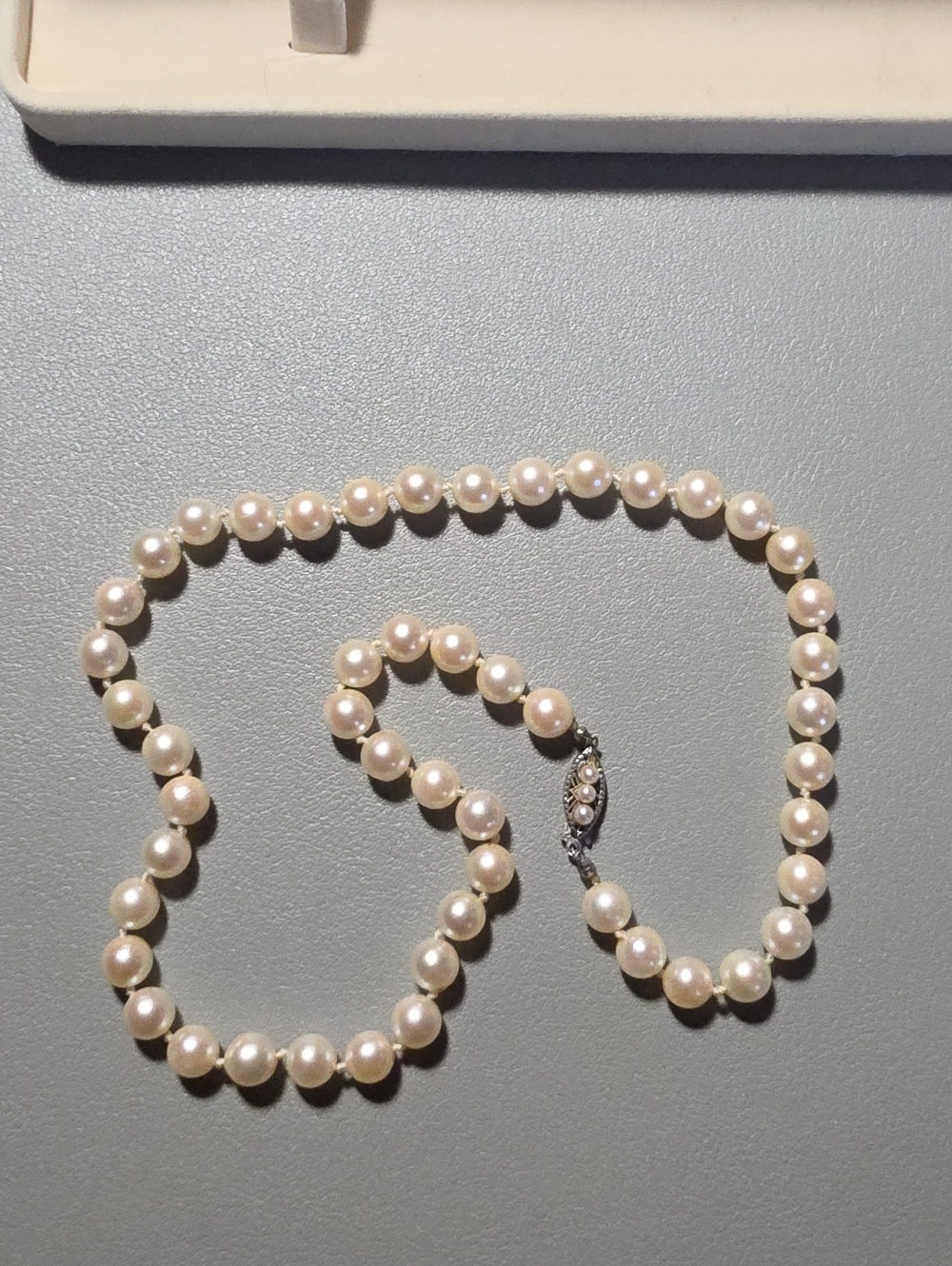 Classic Cultured Pearl Necklace - White Pearls